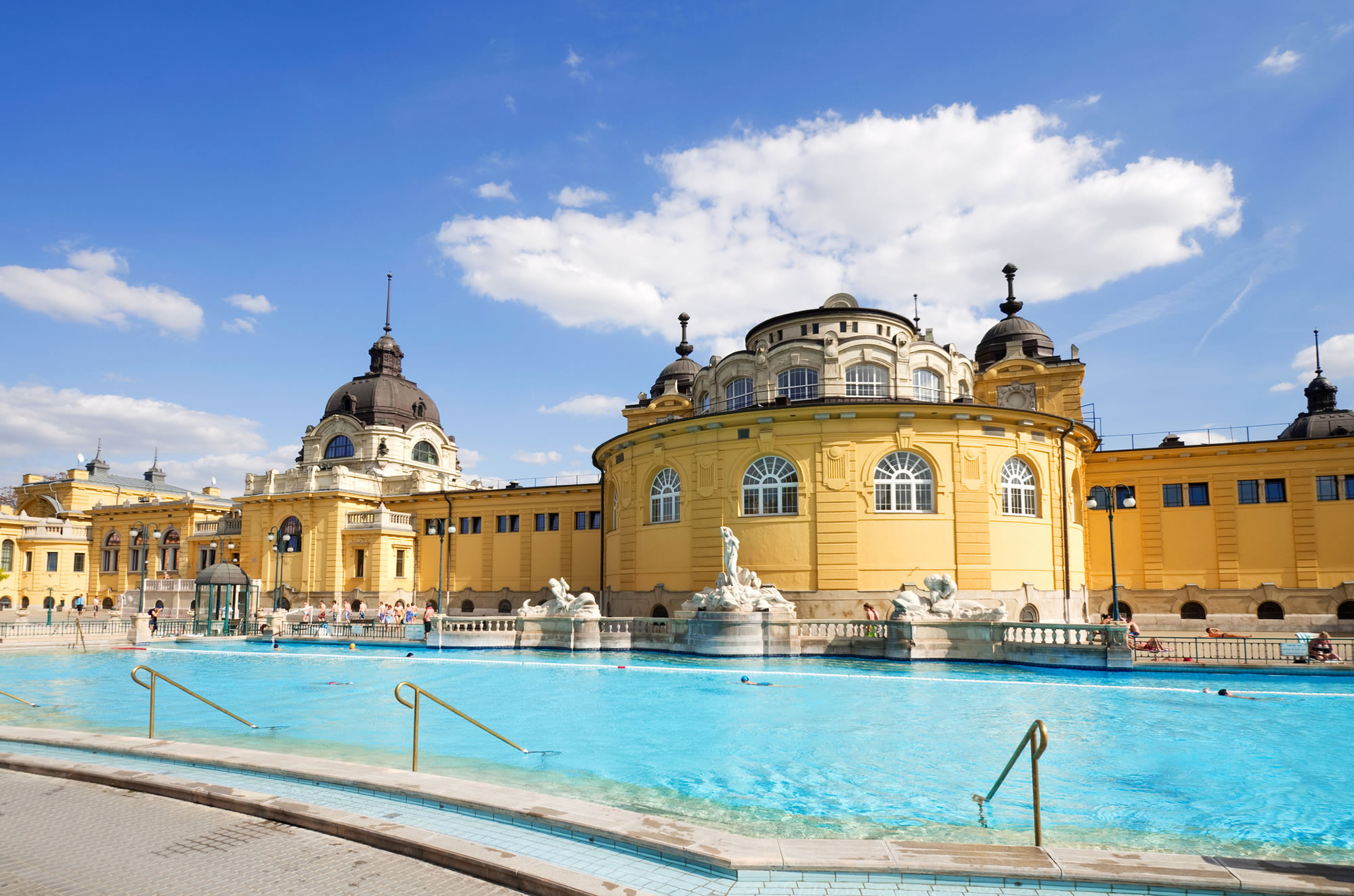 Take an Outdoor Bath in Budapest