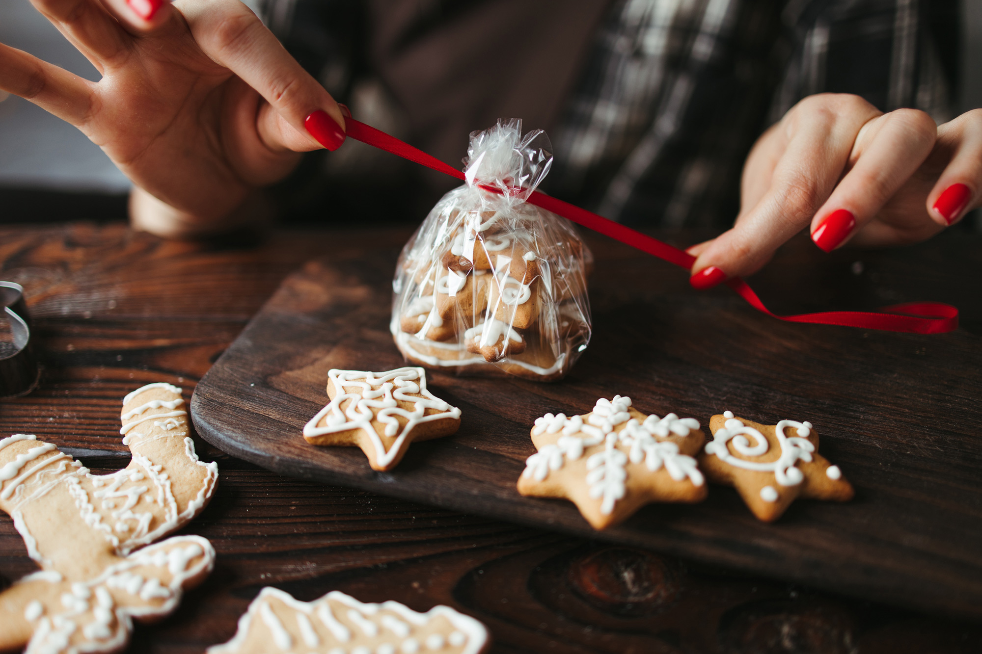 Deliver some homemade holiday treats to someone unexpected.