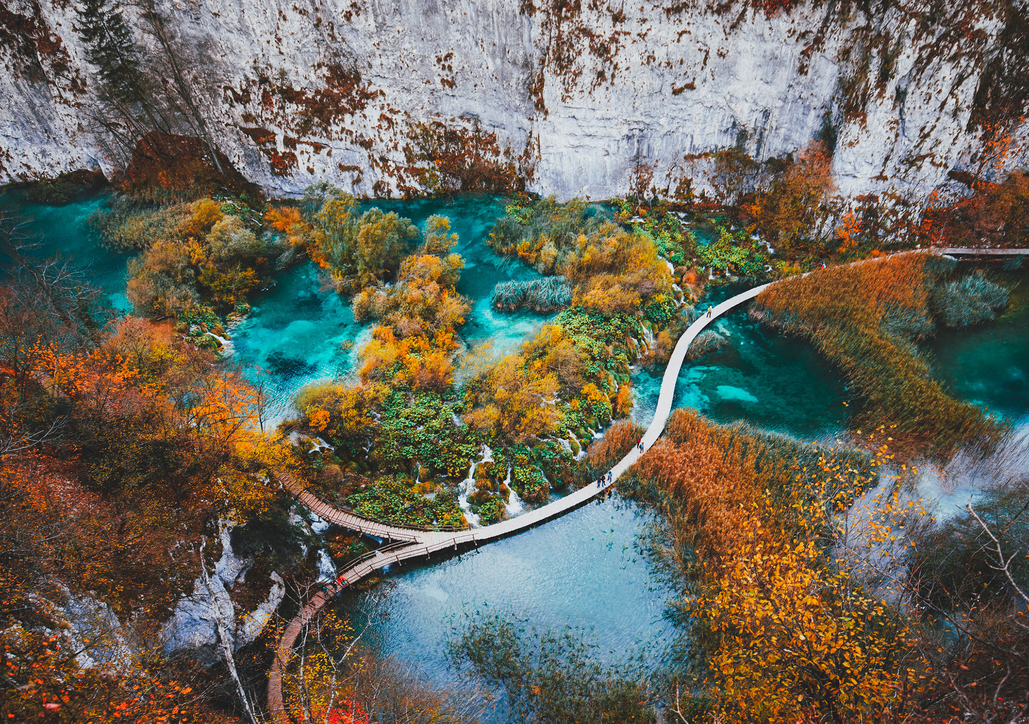 Visit the Plitvice Lakes National Park in Croatia